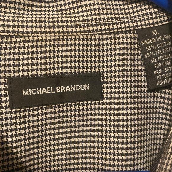 Dressy Casual Button Up Shirt: Michael Brandon - Picture 4 of 4